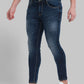 Men Skinny Fit Blue Jeans