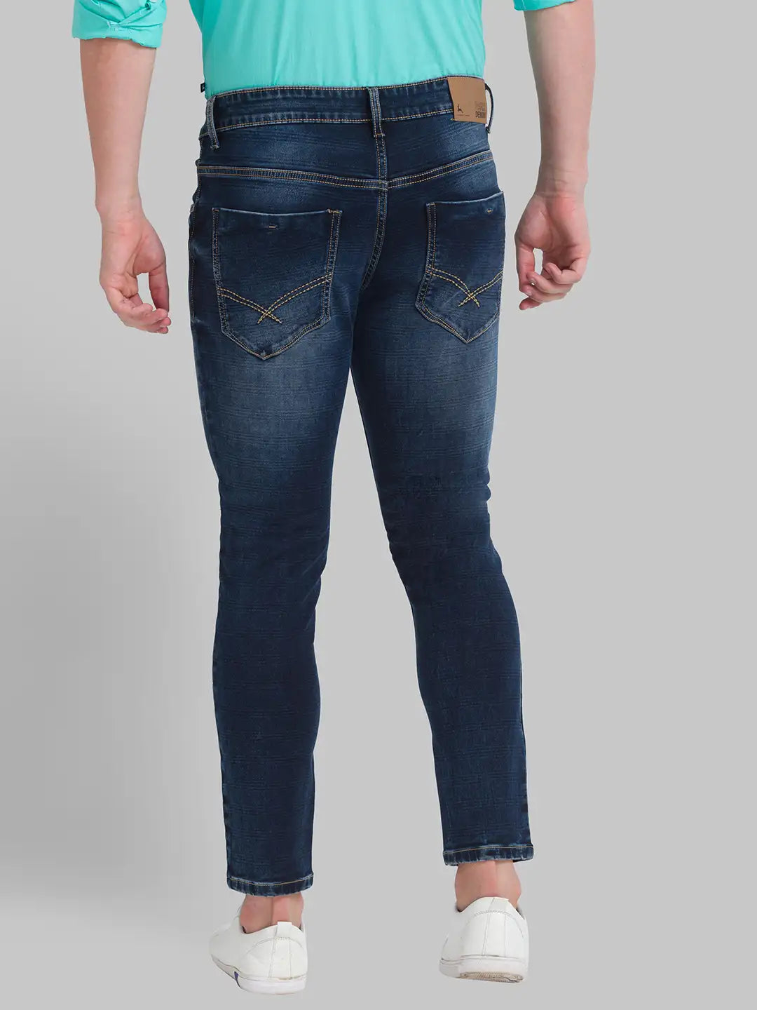 Men Skinny Fit Blue Jeans