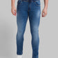 Men Tapered Fit Medium Blue Jeans