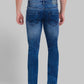 Men Slim Fit Dark Blue Jeans