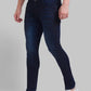 Men Slim Tapered Fit Grey Jeans
