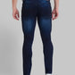 Men Slim Tapered Fit Grey Jeans