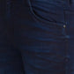 Men Slim Tapered Fit Grey Jeans