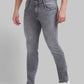 Men Tapered Fit Black Jeans
