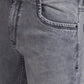 Men Tapered Fit Black Jeans