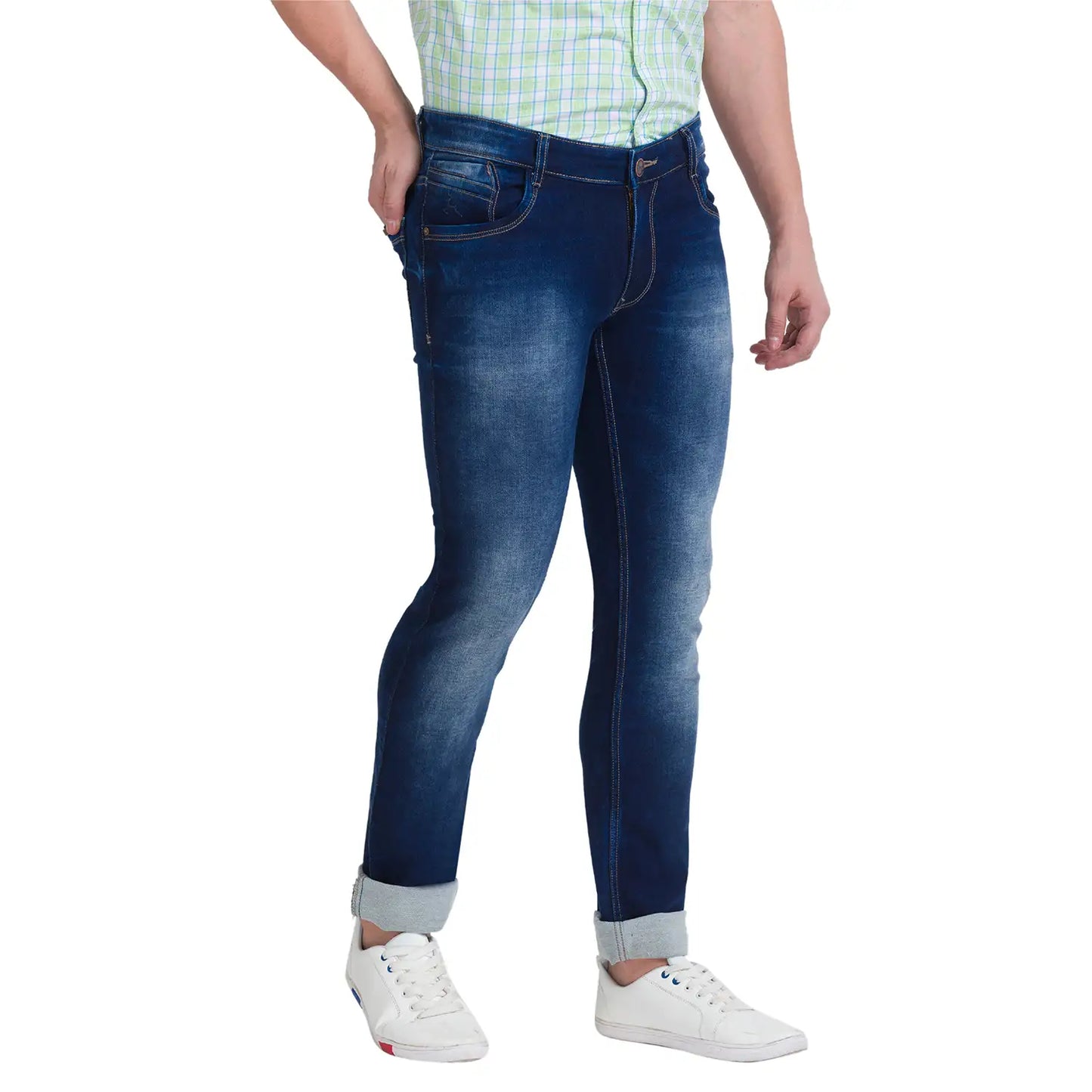 Men Slim Fit Grey Shirt