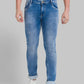 Men Tapered Fit Dark Blue Jeans