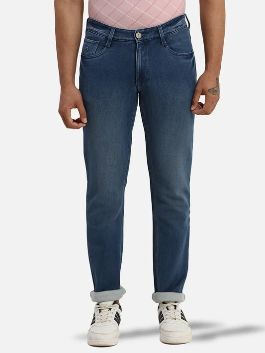 Men Skinny Fit Blue Jeans