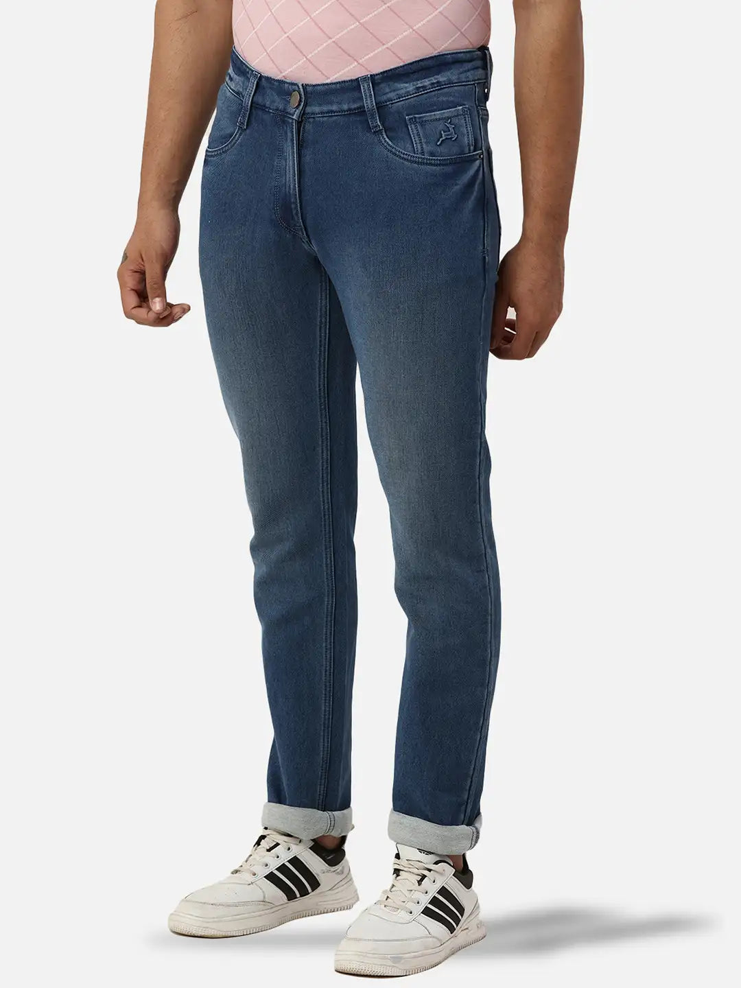 Men Skinny Fit Blue Jeans