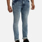 Men Slim Tapered Fit Blue Jeans