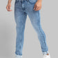 Men Skinny Fit Dark Blue Jeans