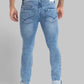 Men Skinny Fit Dark Blue Jeans