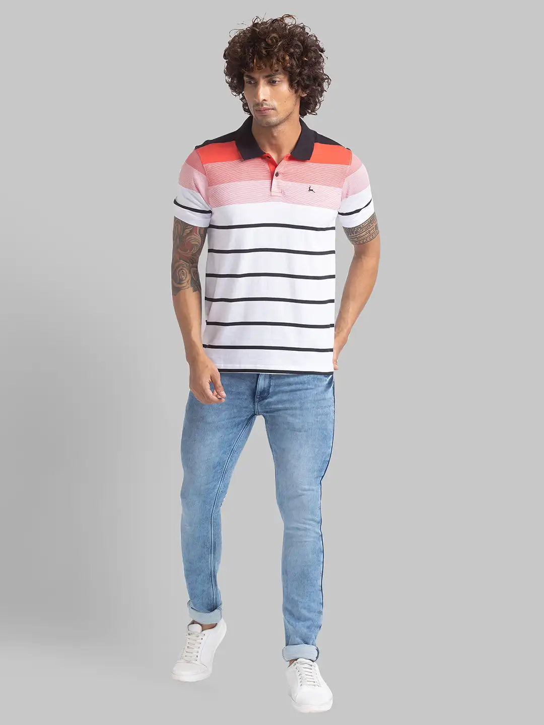 Men Skinny Fit Dark Blue Jeans