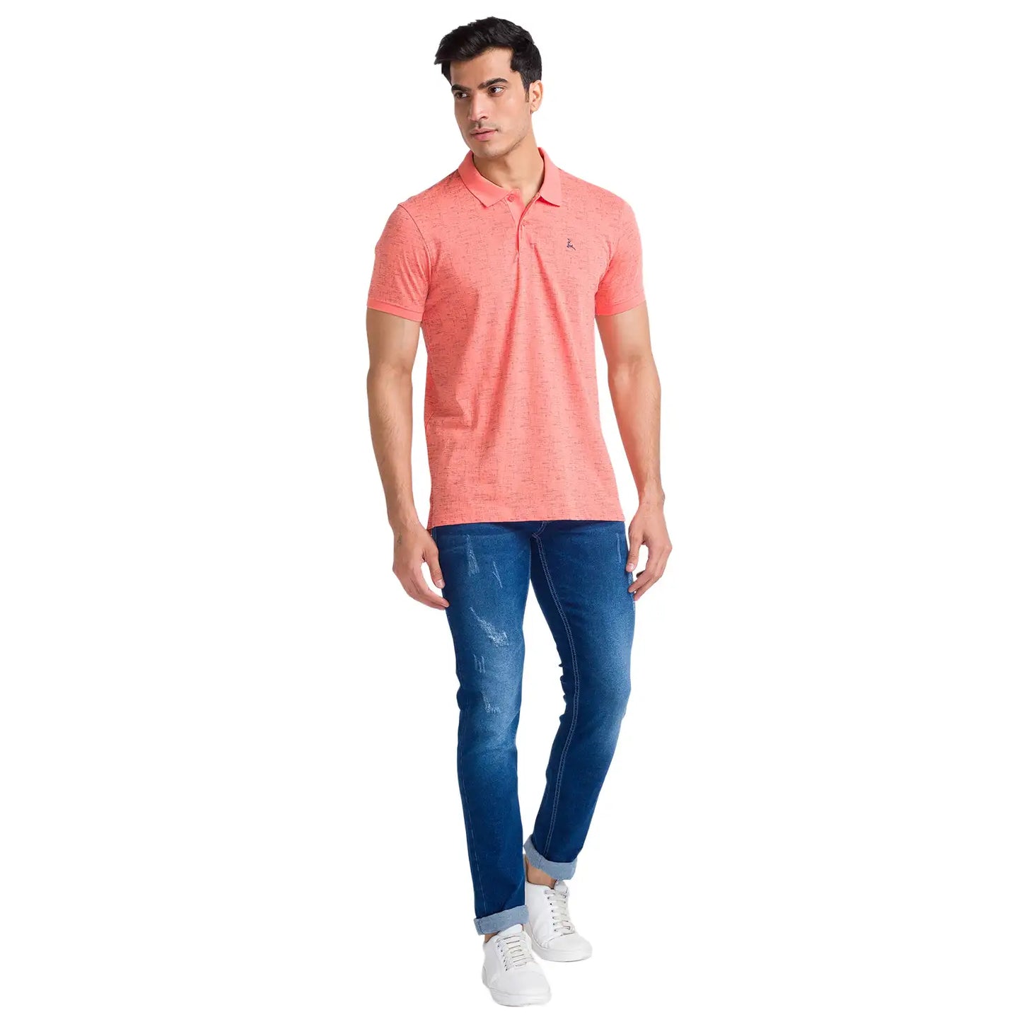 Men Regular Fit Blue Blazer