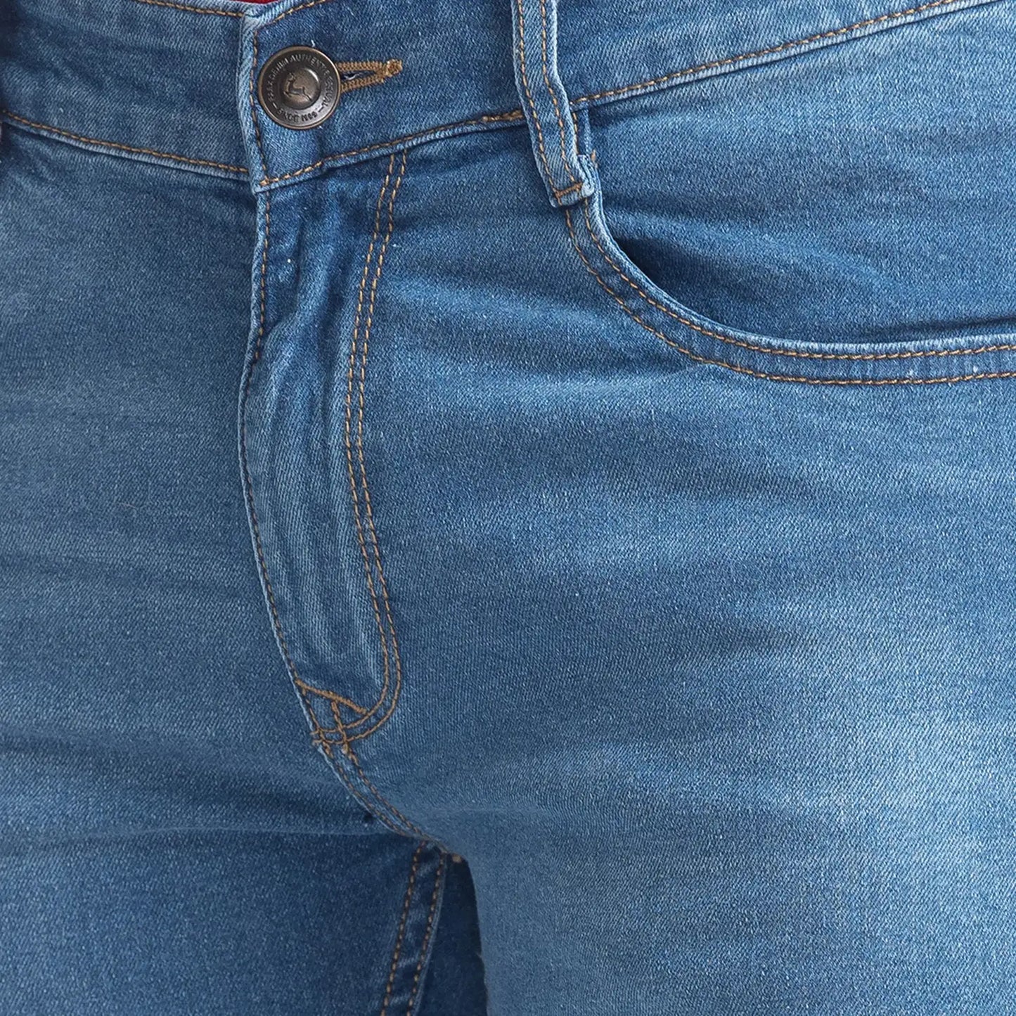 Men Skinny Fit Dark Blue Jeans