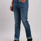 Parx Men Black Jacquard Skinny Fit Cotton Blend Jeans