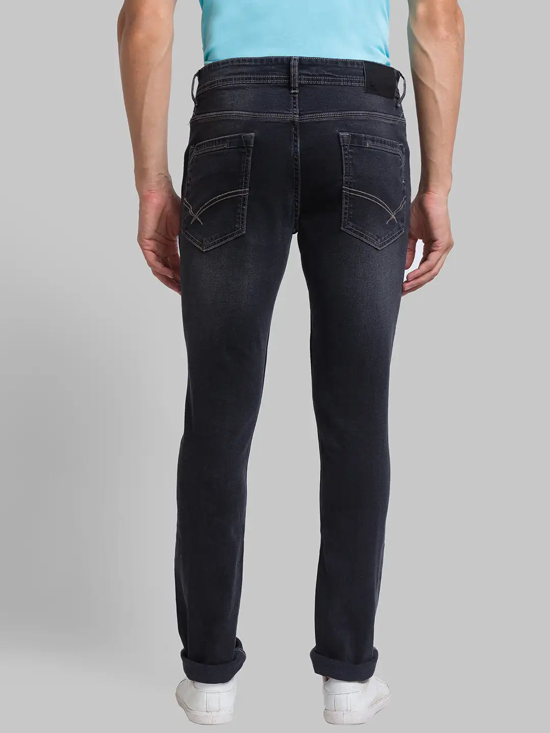 Men Skinny Fit Grey Jeans