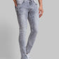 Men Skinny Fit Grey Jeans
