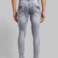 Men Skinny Fit Grey Jeans