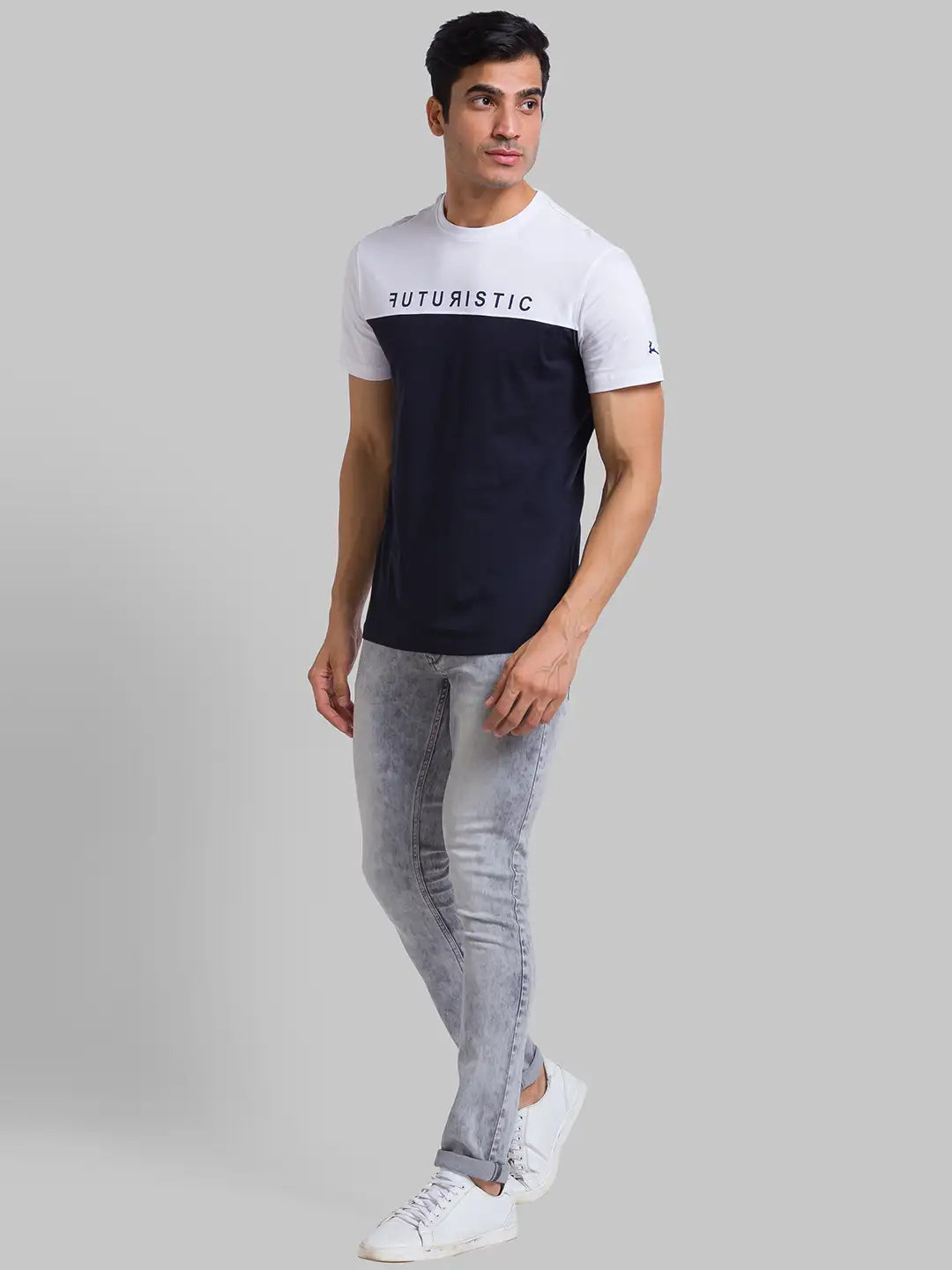 Men Skinny Fit Grey Jeans