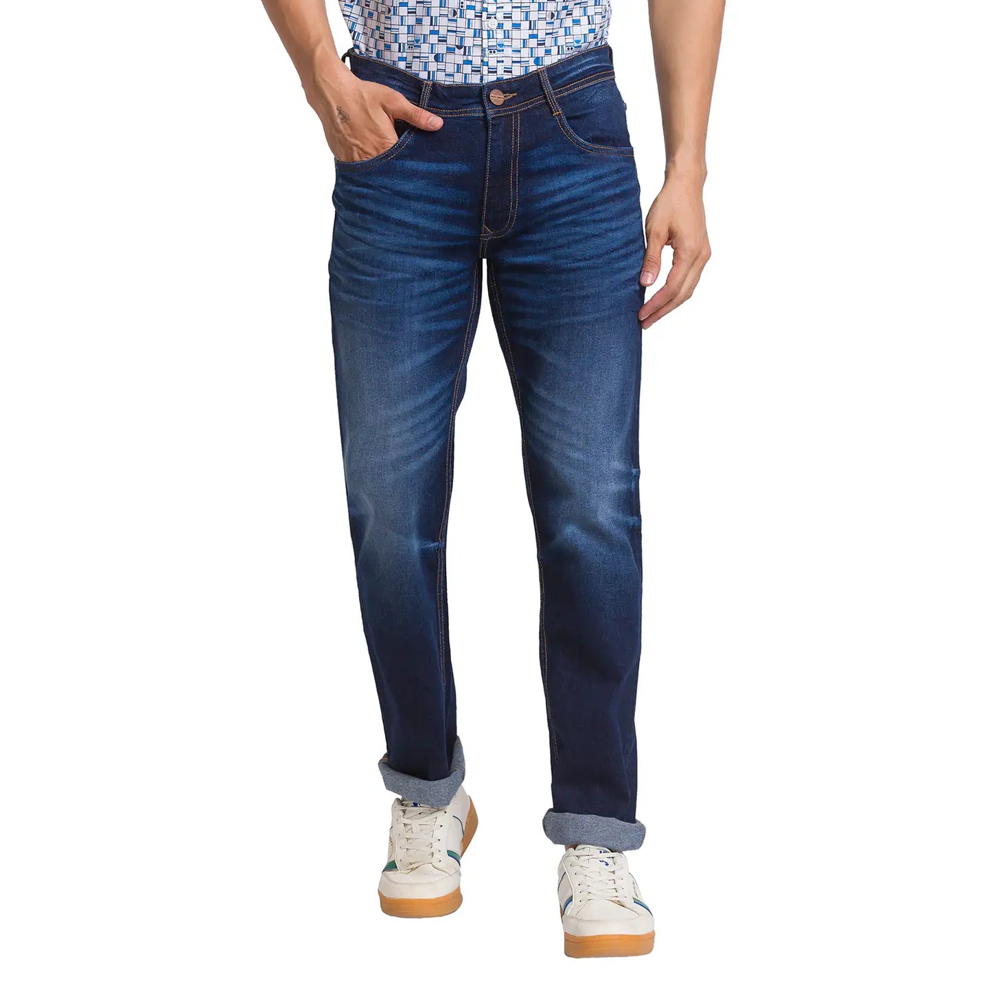 Men Jogger Fit Blue Jeans