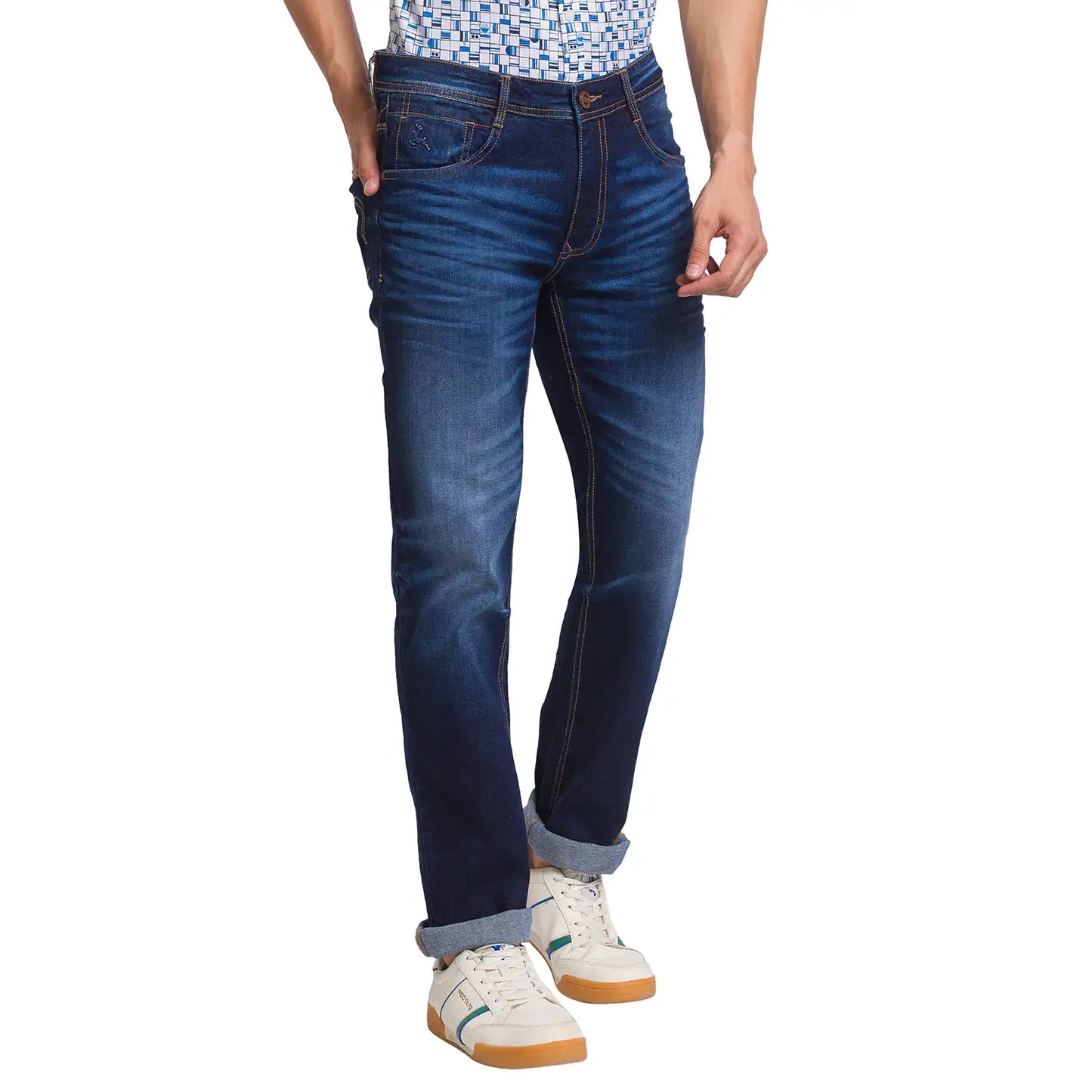 Men Jogger Fit Blue Jeans