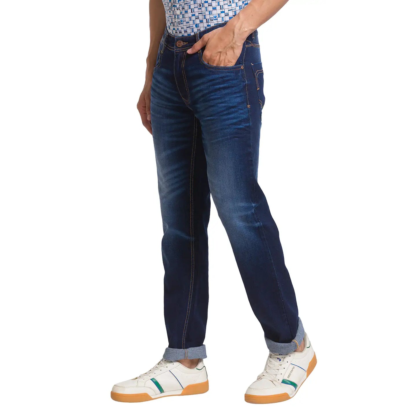Men Jogger Fit Blue Jeans