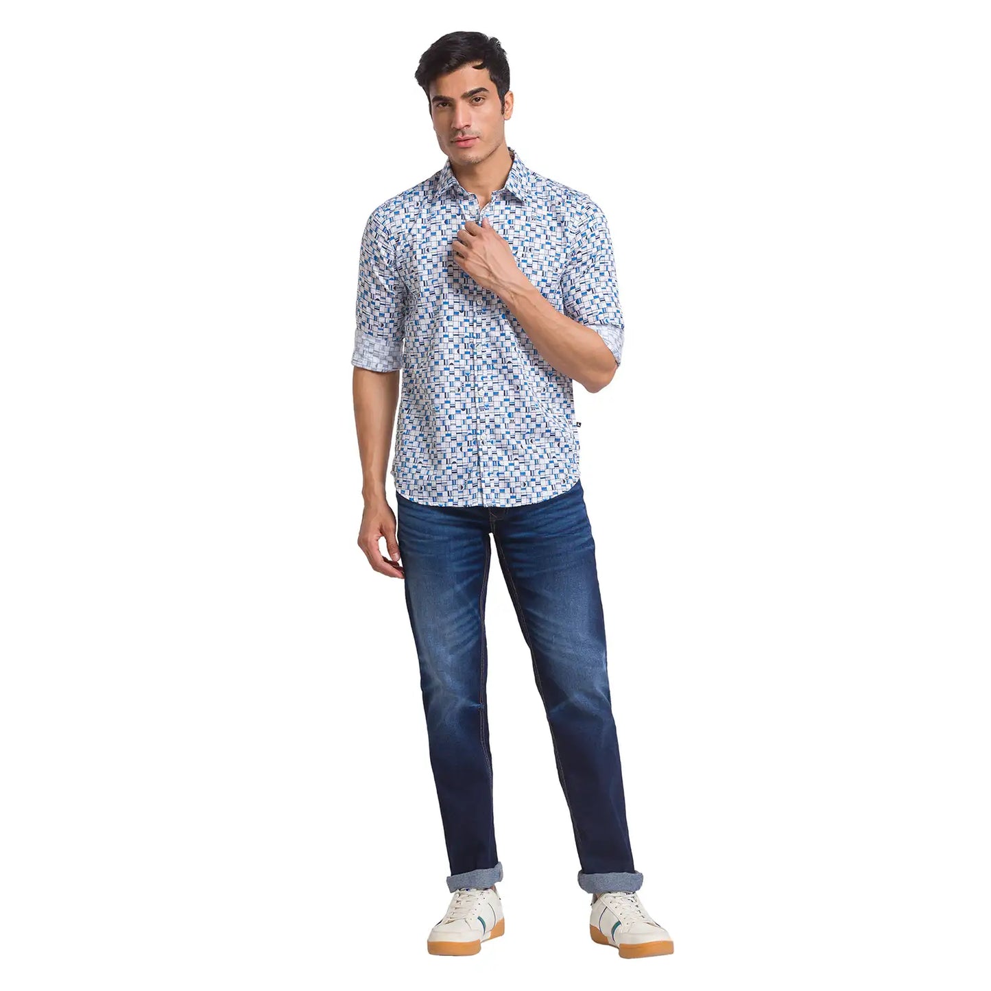 Men Jogger Fit Blue Jeans