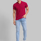 Men Slim Tapered Fit Blue Jeans