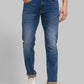 Men Slim Tapered Fit Blue Jeans