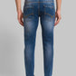 Men Slim Tapered Fit Blue Jeans
