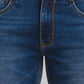 Men Slim Tapered Fit Blue Jeans