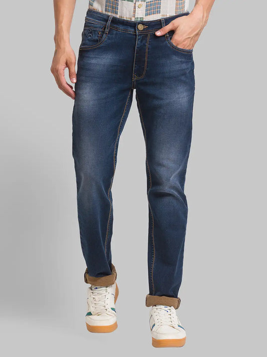 Men Skinny Fit Blue Jeans