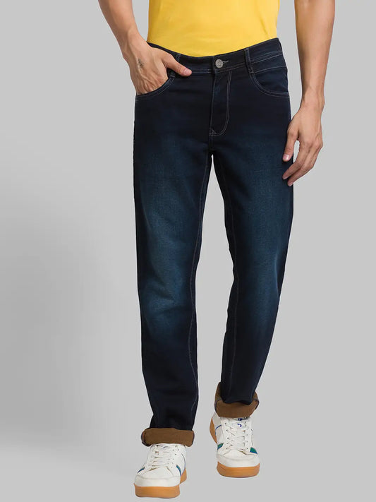 Men Skinny Fit Blue Jeans