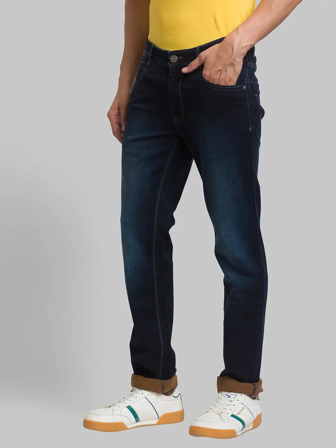 Men Skinny Fit Blue Jeans