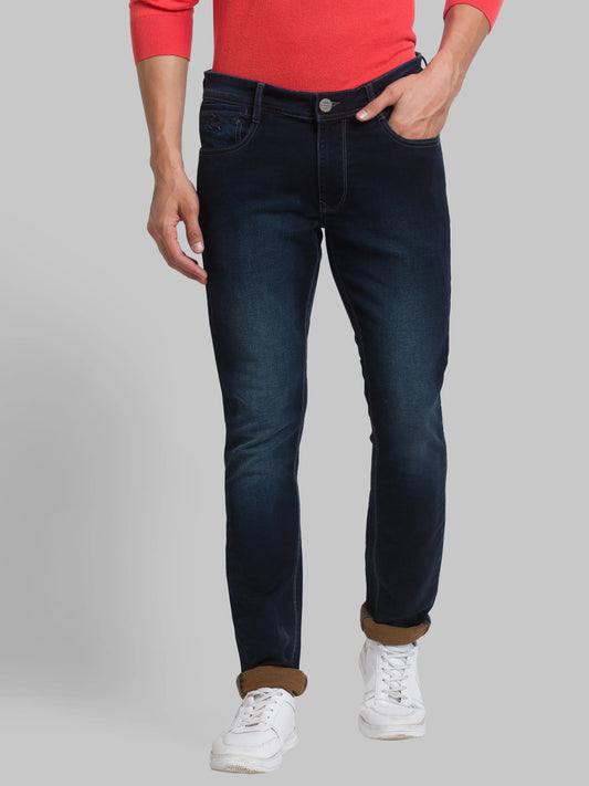 Men Skinny Fit Blue Jeans