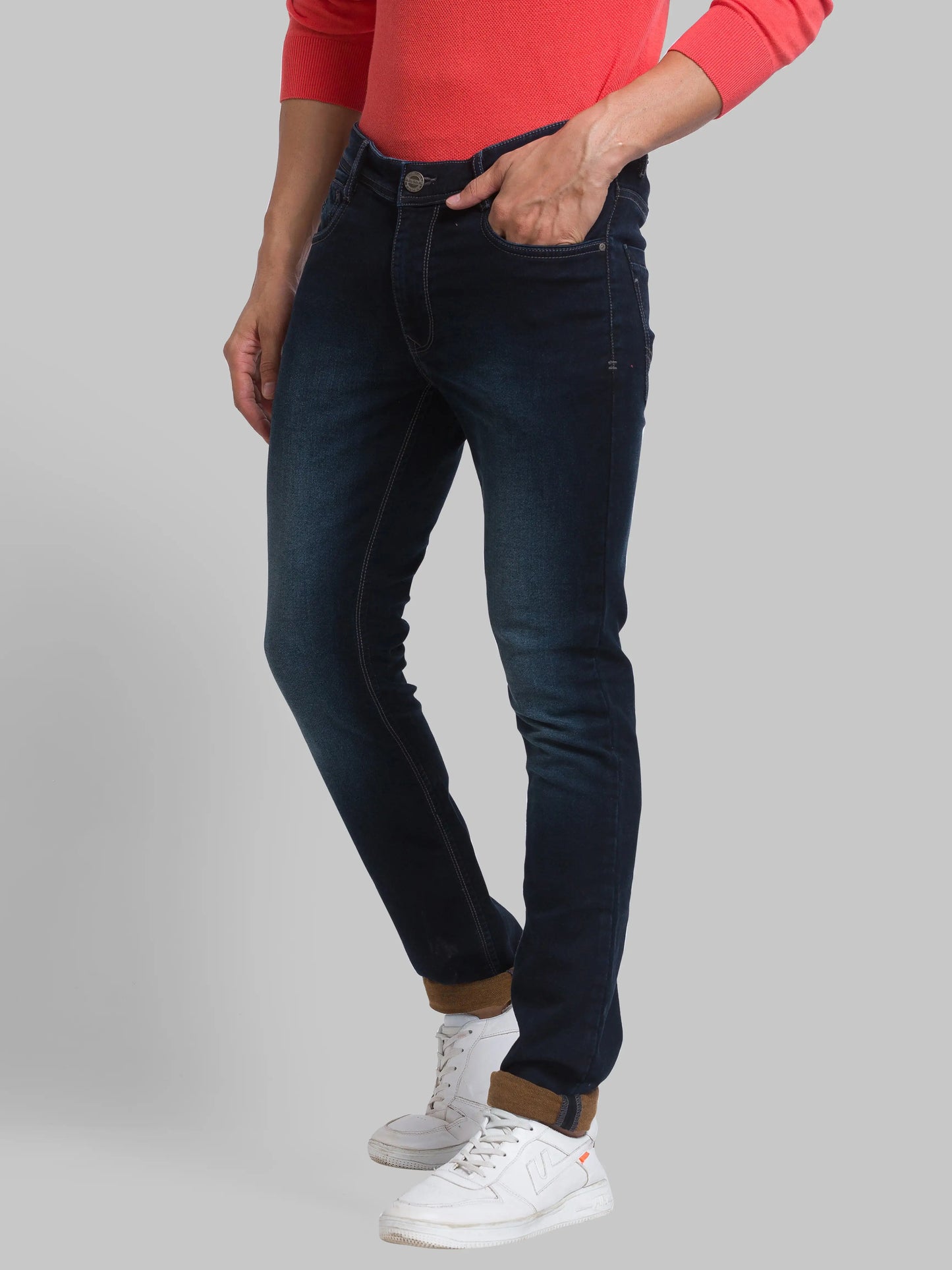 Men Skinny Fit Blue Jeans