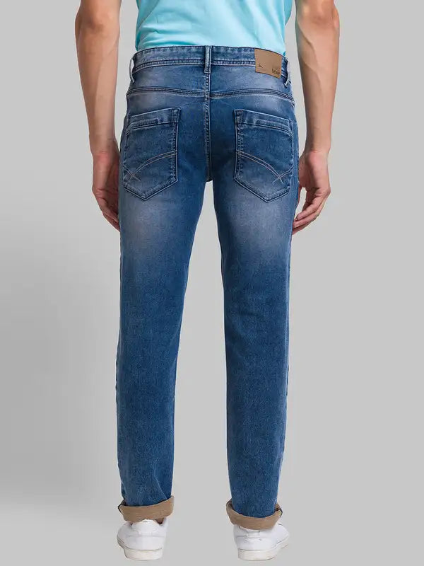 Men Skinny Fit Blue Jeans