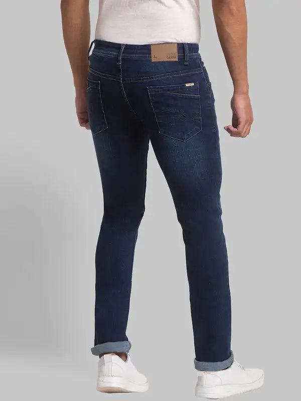 Men Skinny Fit Blue Jeans
