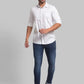 Men Slim Tapered Fit Blue Jeans