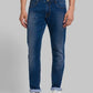 Men Slim Tapered Fit Blue Jeans