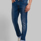 Men Slim Tapered Fit Blue Jeans