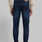 Men Slim Tapered Fit Blue Jeans
