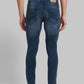 Men Tapered Fit Blue Jeans