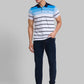 Men Blue Slim Tapered Fit Twill Cotton Blend   Jeans