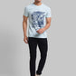 Men Tapered Fit Blue Jeans