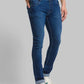 Men Slim Tapered Fit Blue Jeans
