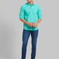 Men Slim Tapered Fit Blue Jeans