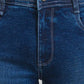 Men Slim Tapered Fit Blue Jeans