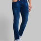Men Tapered Fit Blue Jeans